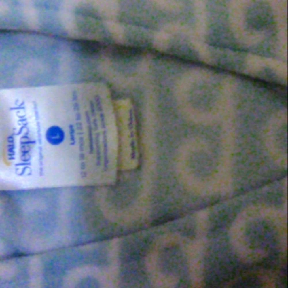 'BABY/TODDLER HALO' SLEEPSACK SIZE L 12-18mos./ NWOT